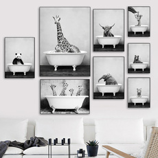 cow, canvasart, living room, fashiongift