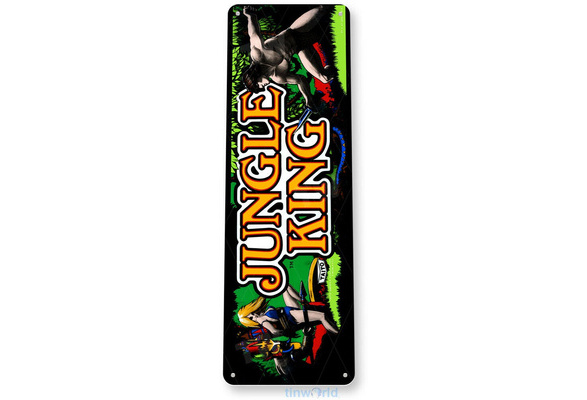 Classic Arcade Game Marquee Details about   Jungle King Arcade Sign Game Room Tin Sign C485 