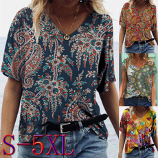 blouse, Plus size top, fashionprint, Sleeve