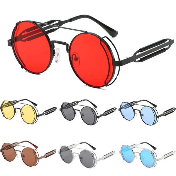 Vintage red sunglasses for men Blind Red Sunglasses Johnny Depp crystal  Glasses | eBay