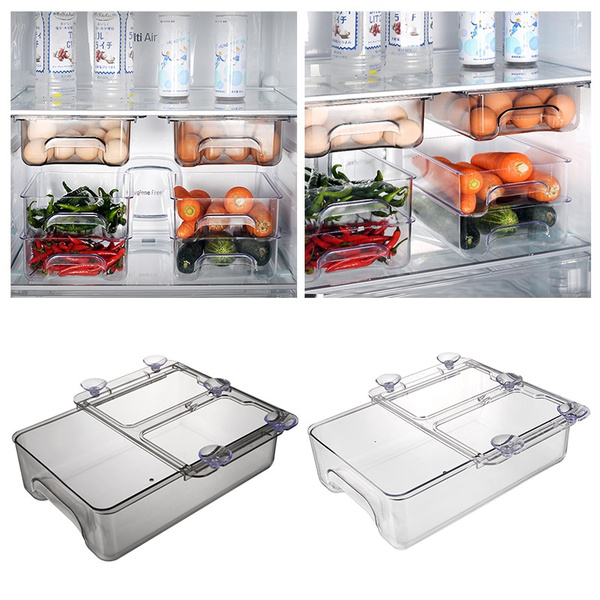 Kitchen Home Storage Basket Vegetables Fruit Racks Organizer Cases With Cover 