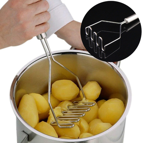 Kitchen Gadgets Stainless Steel Potato Mud Pressure Mud Machine Potatoes  Masher Ricer Fruit Vegetable Tools Accessories