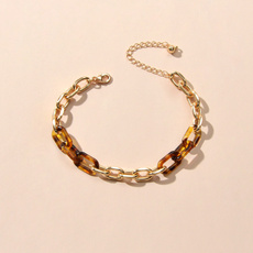 Bracelet, Leopard, Jewelry, Chain