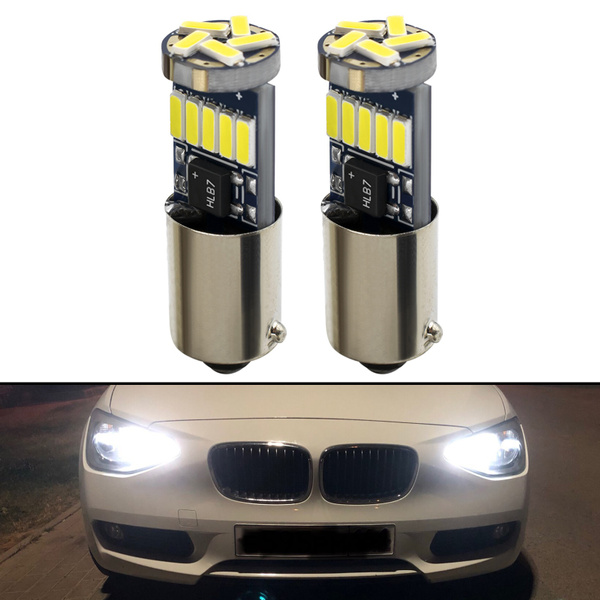 2x CanBus BAX9S H6W LED Bulbs For BMW F20 F30 F31 LED Side lights Parking  Light