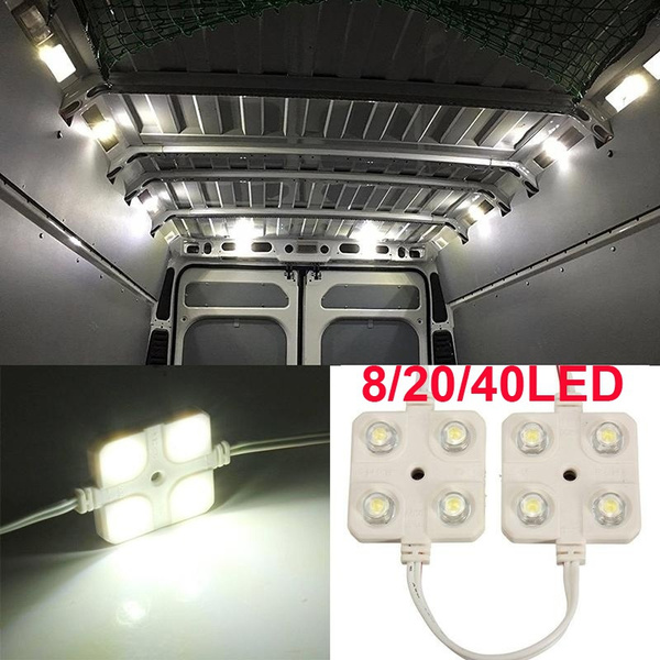 8/20/40 LED Interior Lights Kit For Trailer Lorries Sprinter Ducato