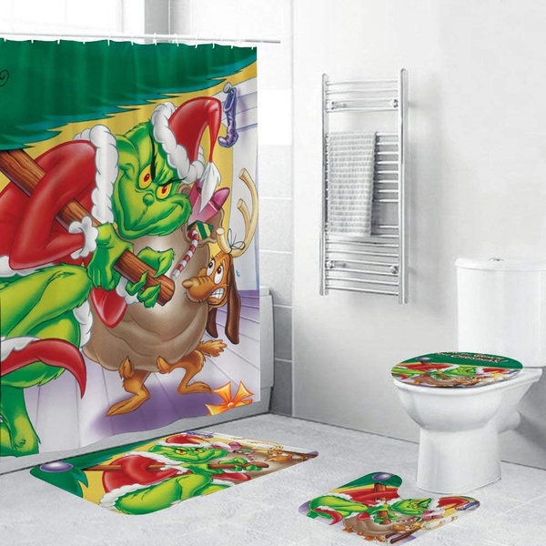 Grinch 2024 shower curtain