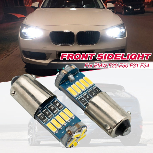Xenon White H6W Bax9S LED Canbus Bulbs Sidelight Bright No Errors For BMW  F30 F31 F34 320d 320i 328i 335i - AliExpress
