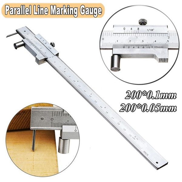 1PC 0-200mm Stainless Steel Vernier Caliper with Carbide Scriber ...