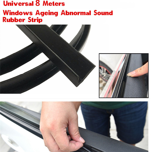 8 Meter Car Window Sealant Weatherstrip V Type Glass Seal Sealing Strip  Rubber