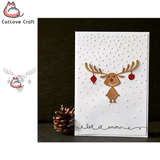Craft, stencil, Christmas, catlovecraft