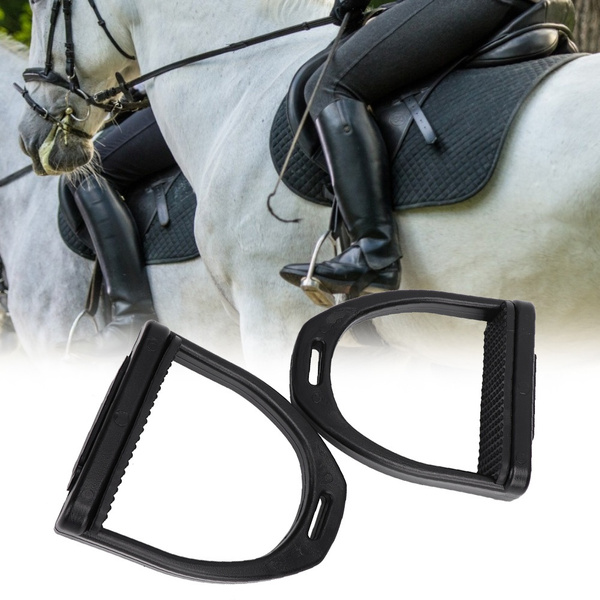 2Pcs Horse Stirrup High Strength Plastics Stirrups Safety Horse Riding