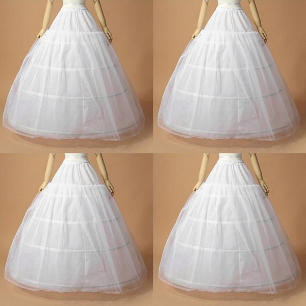 Plus Size Wedding Dress Hoop Skirt