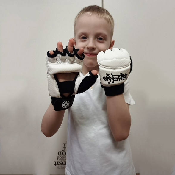 Kyokushinkai Karate Gloves Full Contact Fighting Hand Protector Martial Arts 