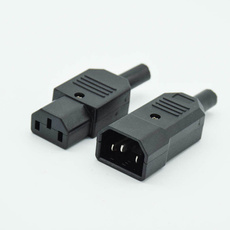 Plug, rewirable, Pins, c13c14