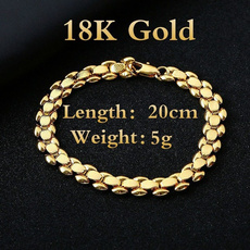 Charm Bracelet, 8MM, 18k gold, Gifts