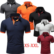 Summer, pullovermen, Plus Size, Polo Shirts