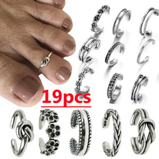 bohoring, Sterling, ringsset, Jewelry