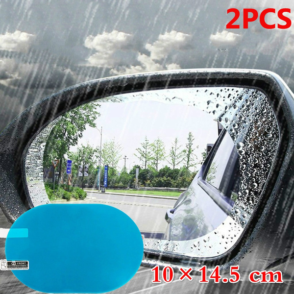 Rainproof Car Rearview Mirror Sticker Anti-fog Protective Film Rain Shield 2pcs 