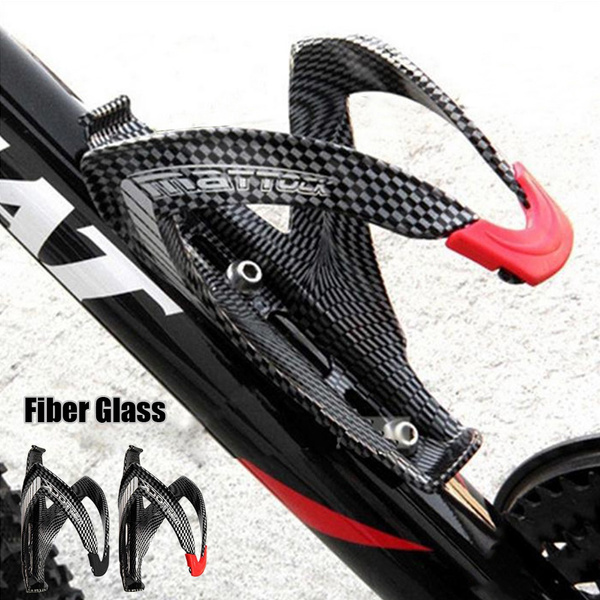 Glass Fiber Road Bicycle Bike Cycling Glass Drink Water Bottle Holder Rack Cages 