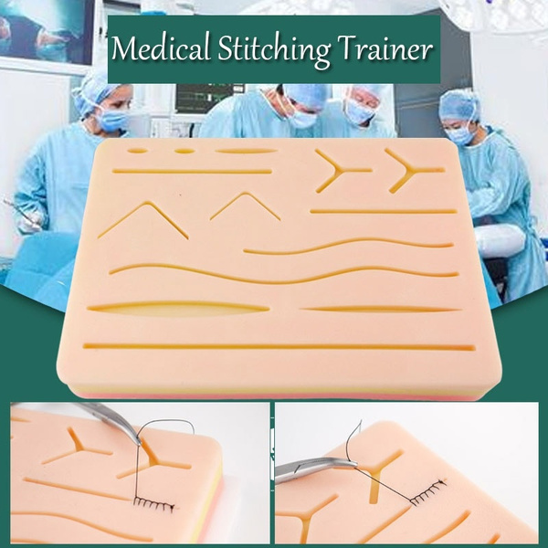 Suturing Practice 3 Layers Surgical Training Suture Pad Human Skin ...