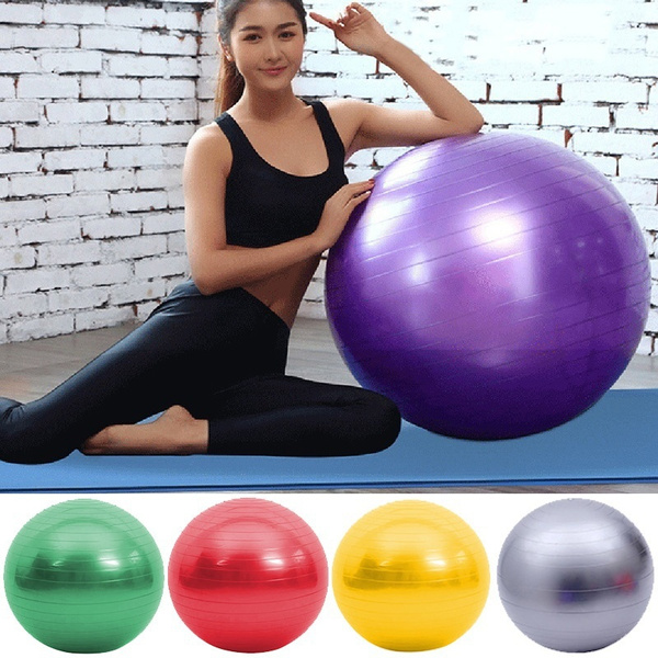 Yoga Balls Bola Pilates Fitness Gym Balance Fitball Exercise Pilates  Workout Massage Ball 