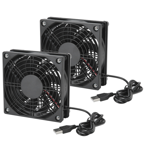 græs Fortov omgive 2pcs Computer Case Fan Ultra Silent Quiet Cooling Fan 5V USB PC Cooler Fan  Case Fans LL-U | Wish