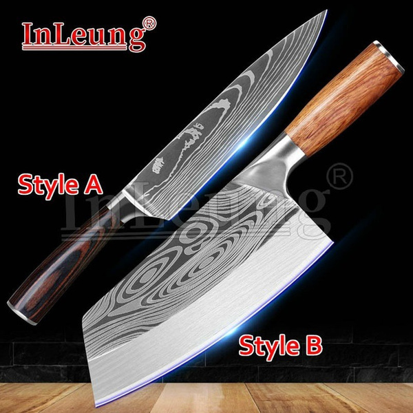 Cheap Kitchen Knives Stainless Steel Cleaver Meat Fruit Cutter