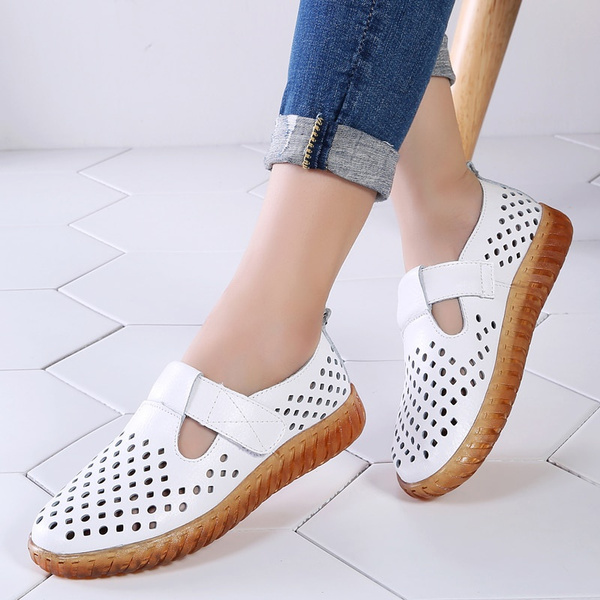 Womens Sandals Female Shoes Woman Summer Wedge Comfortable Ladies Slip On Flat Sapato Wish 4803