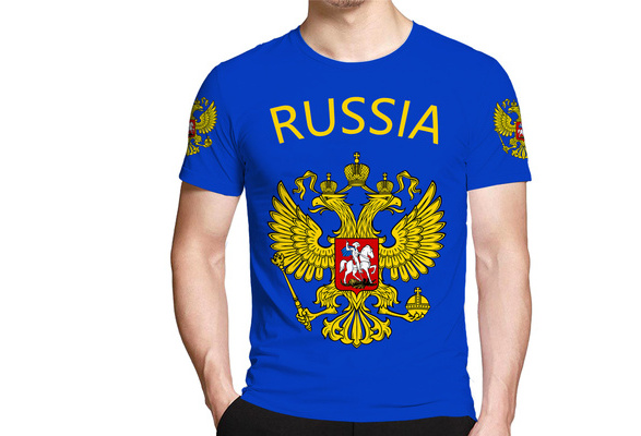 Russia T-Shirt Flag Russian Shirt Cool Unisex Top Tee-CL – Colamaga