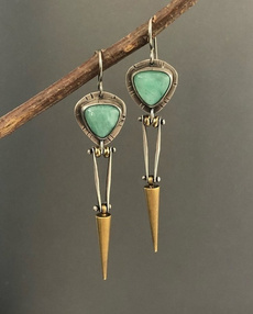 Sterling, Unique, Romantic, vintage earrings