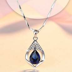 Sterling, 925 sterling silver, Jewelry, Blue Sapphire