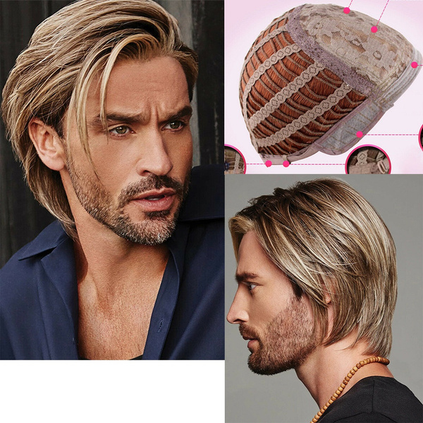 Short shop wigs male