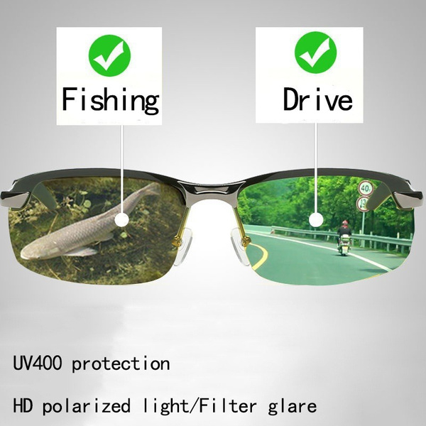 Buy SunRay™ Day-Night Photochromic Polarized Driving Sunglasses - NH2 | Best Driving Sunglasses – SunRay Glasses