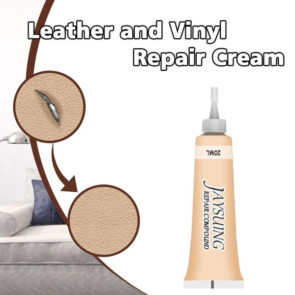 20ml Leather Repair Filler Cream Kit Restores Car Seat Sofa Scratch Rip Scuffs Tool