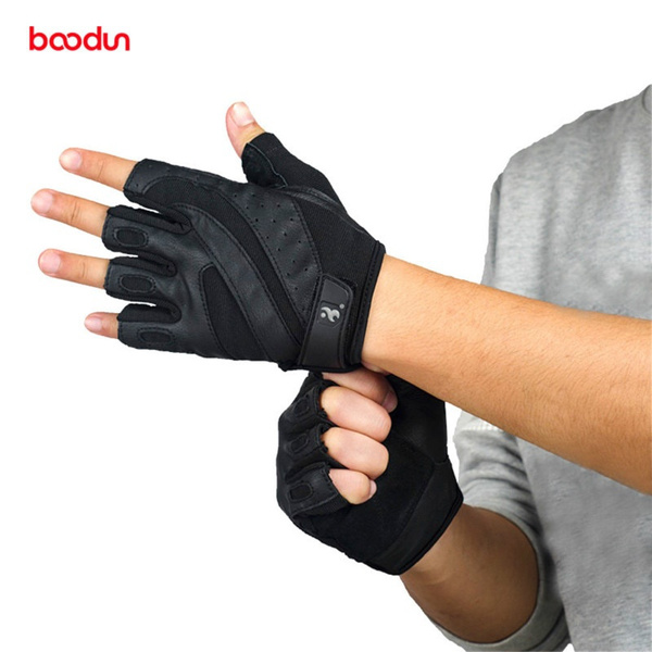 Details about   Leather Gym Gloves Breathable Crossfit Fitness Dumbbell Barbell Weight Lifting 
