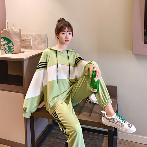 korean sweatpants outfit