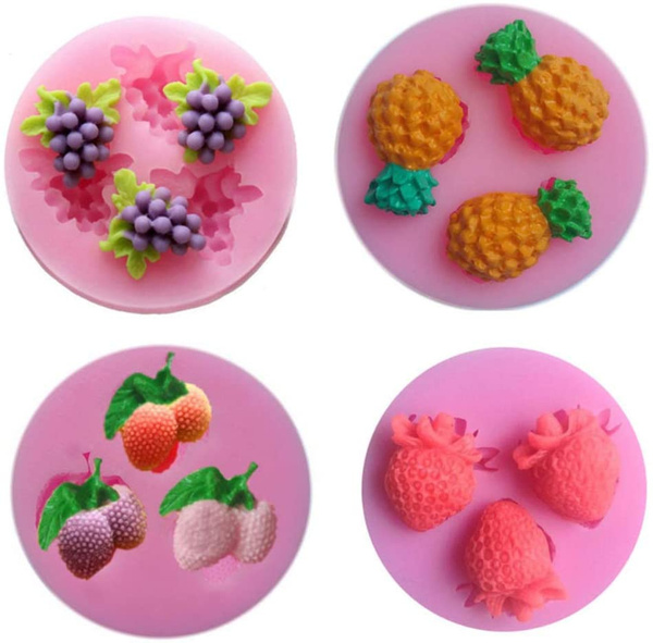 Silicon Mold Jelly Fruits, Jelly Pineapple Silicone Mold