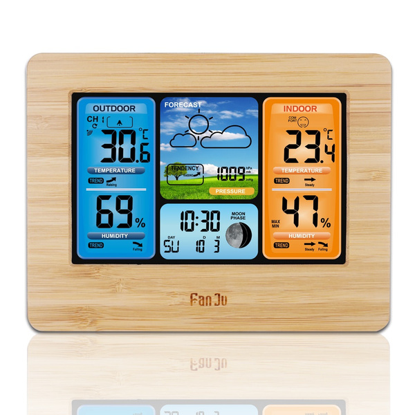 Digital Barometer with Wireless Temperature-RH Sensor