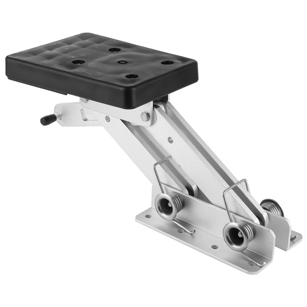 Hoffen Stainless Steel Adjustable Outboard Motor Bracket - Heavy Duty For 2-Stroke (Black)