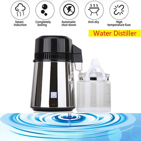 Stainless Steel Countertop Water Distiller Machine 4l Fully Upgraded 