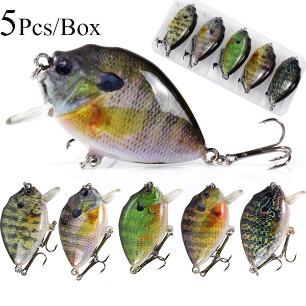 Dr.Fish Silver VIB Shad Crankbait 5-Pack: Bass Fishing Lures That Sink And Swim