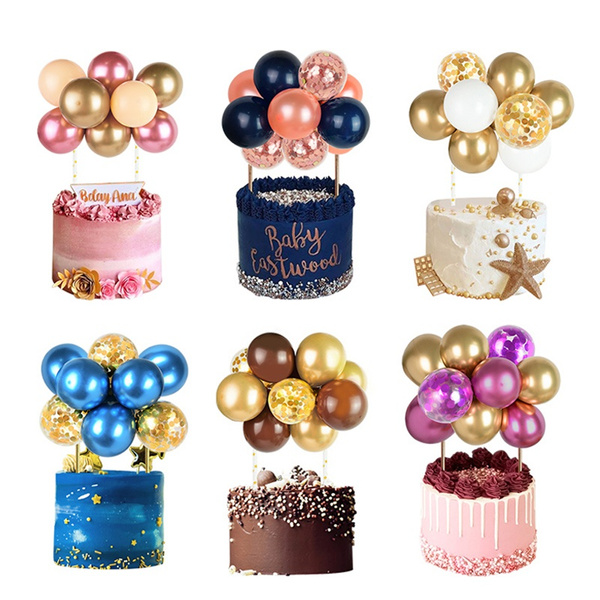 14pcs 5 Inch Balloon Decor Cake Topper Set