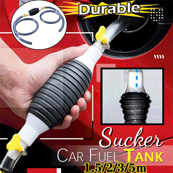 Oil Sucker Car Manual Fuel Tank Suction  Hose Oil Pump Anti-static PVC Materials 