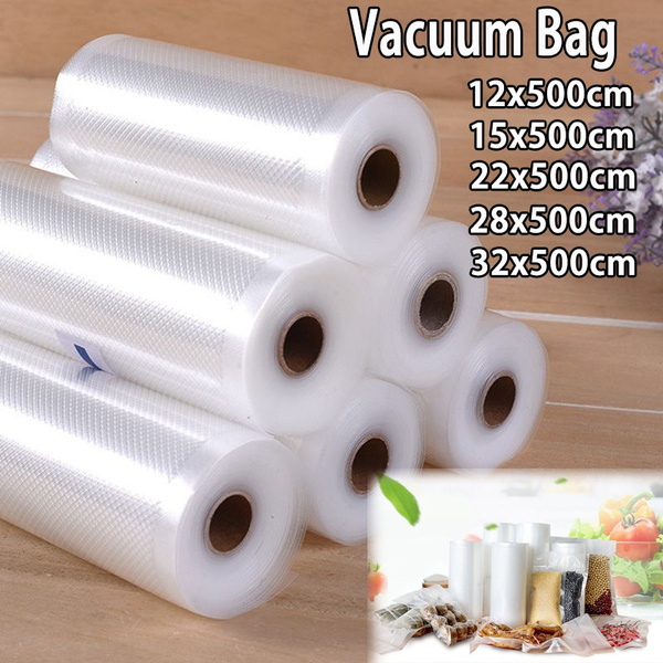 Food Vacuum Bag Storage Bags Rolls For Vacuum Sealer 12/15/20/25/28/30*500cm 