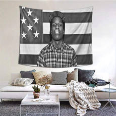 ASAP Rocky Live Love Tapestry Colorful Art Tapestry Wall Hanging for Home Decoration Bedroom Wish