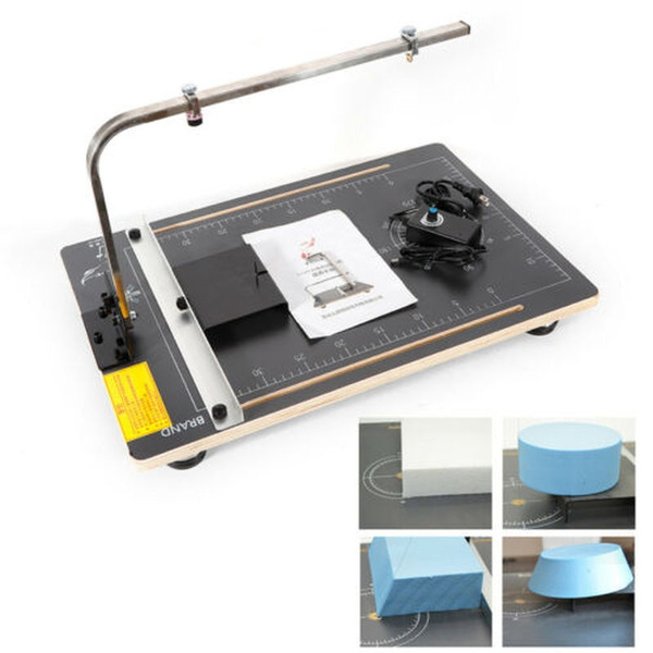 110V Foam Cutter Working Table Board Hot Wire Styrofoam Sponge Cutting