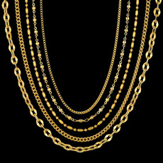 Chain Necklace, Fashion, Jewelry, gold