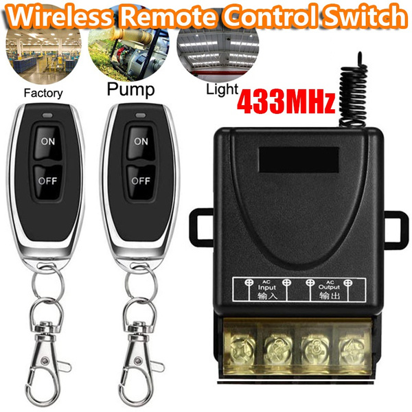 433 MHz High Universal Power Wireless Remote Control Switch Receiver ...