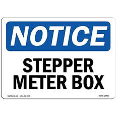 Box, notice, Aluminum, stepper