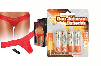 Pocket, Batteries, Panties, Lace